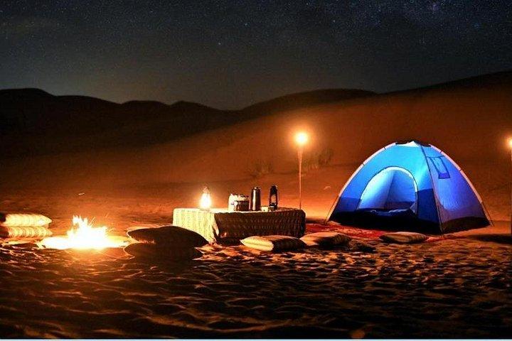 Safari nocturne dans le désert à Dubaï