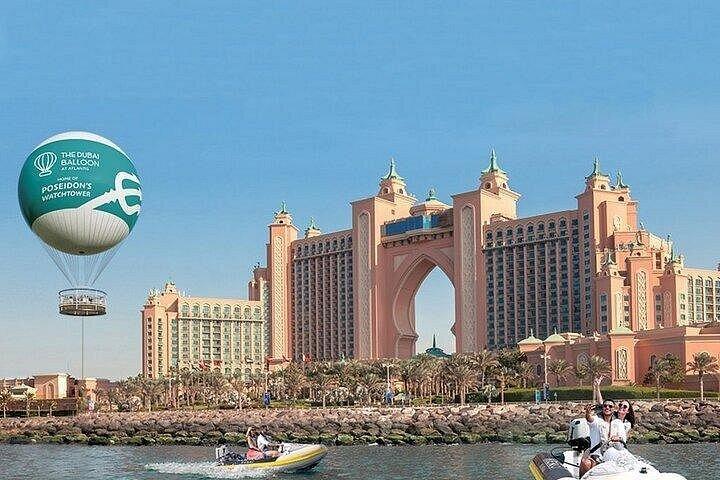 Le Palm Dubai Balloon à Dubaï avec transport en option