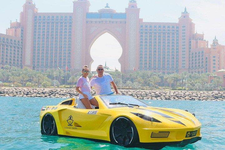 Expérience Jet Car dans l'eau de mer