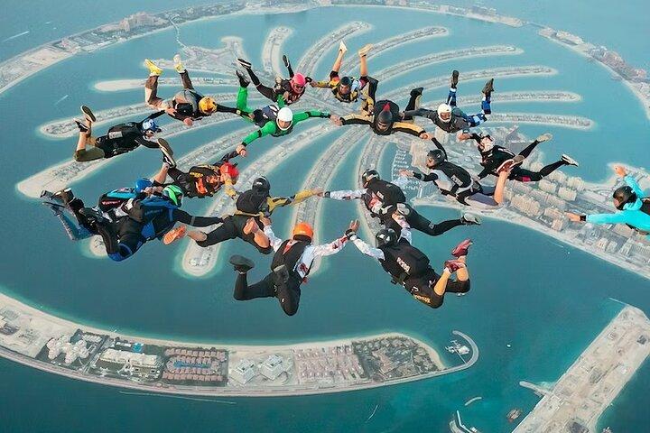 Dubaï en parachute au-dessus du palmier ou du désert - Expérience ultime