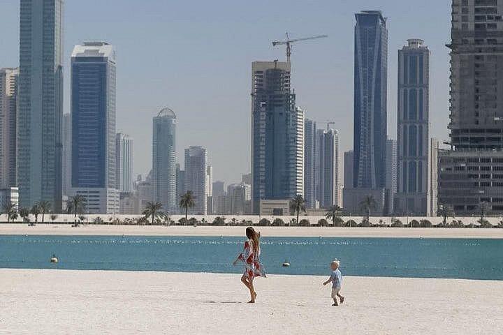 Dubaï: Visite privée du parc de la plage Mamzar avec ramassage et dépôt