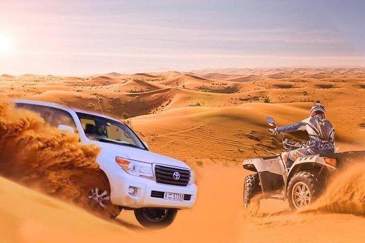 Safari partagé d'une demi-journée dans le désert de Dubaï avec dîner barbecue