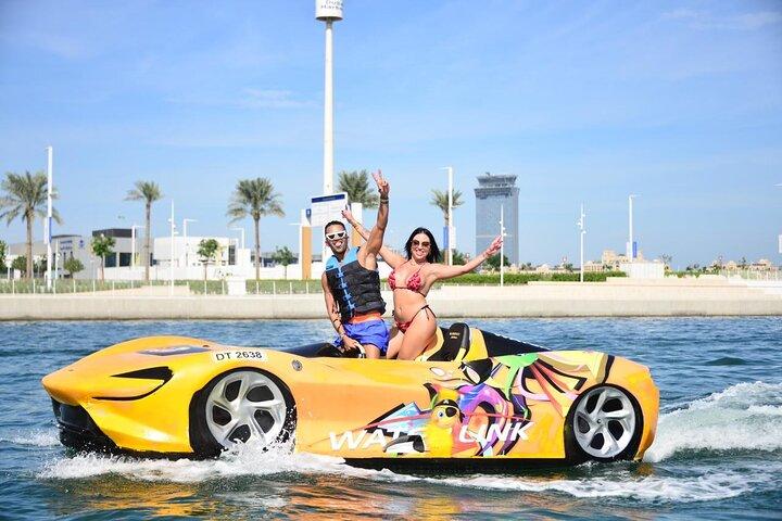 Dubaï Jet Car frisson Randonnée, y compris en option Pick n Drop