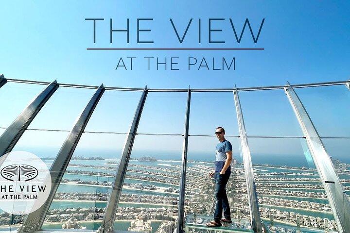 La vue au Palm Jumeirah à Dubaï