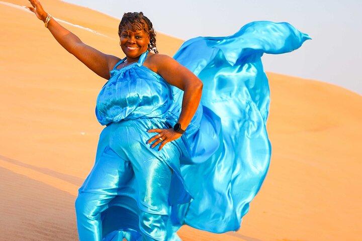 Premium Dubai Flying Dress Séance privée dans le désert