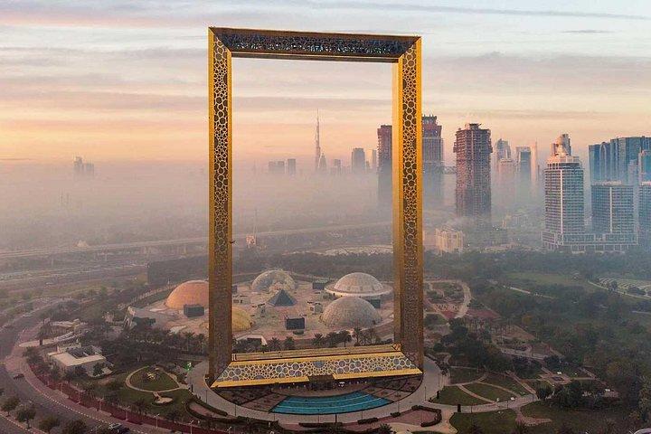 Base privée : visite de la ville de l'ancien et du nouveau Dubaï à travers Dubai Frame