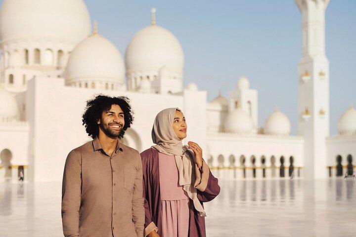 Visite privée d'Abu Dhabi Grande Mosquée & Palais présidentiel des Émirats arabes unis