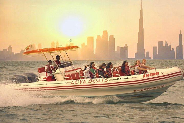 Dubai Speedboat: Croisière Atlantis, Marina & Burj Al Arab Tour