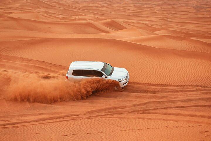 Safari matinal Red Dunes: Dune Bashing, promenade à dos de chameau et quad
