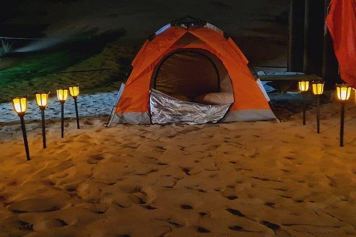 Safari d'une nuit dans le désert à Dubaï avec dîner barbecue et petit-déjeuner