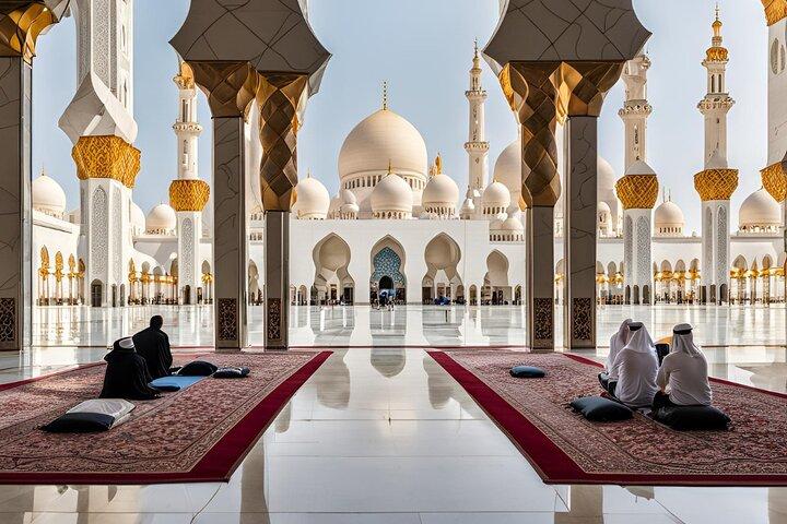 Visite de la mosquée Sheikh Zayed au départ de Dubaï