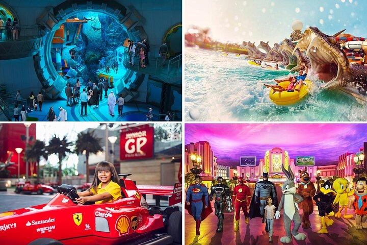 Billets combinés 1 jour et 2 jours pour le parc de l'île Yas