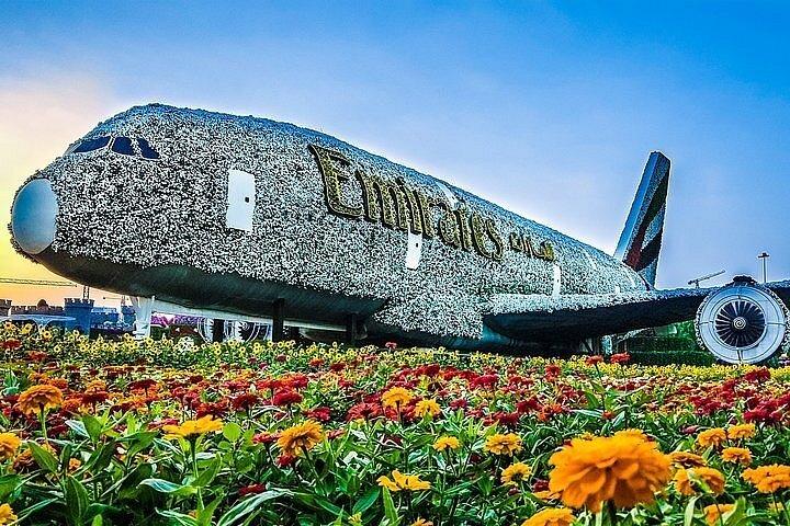Jardin des miracles de Dubaï avec transport en option