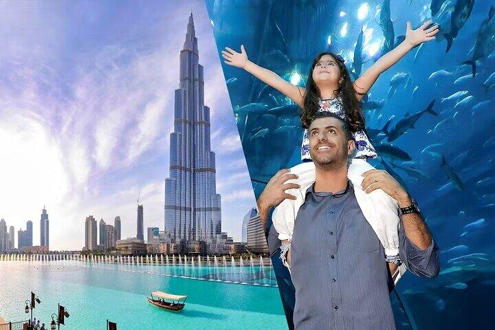 Burj Khalifa au sommet Aquarium et zoo sous-marin de Dubaï