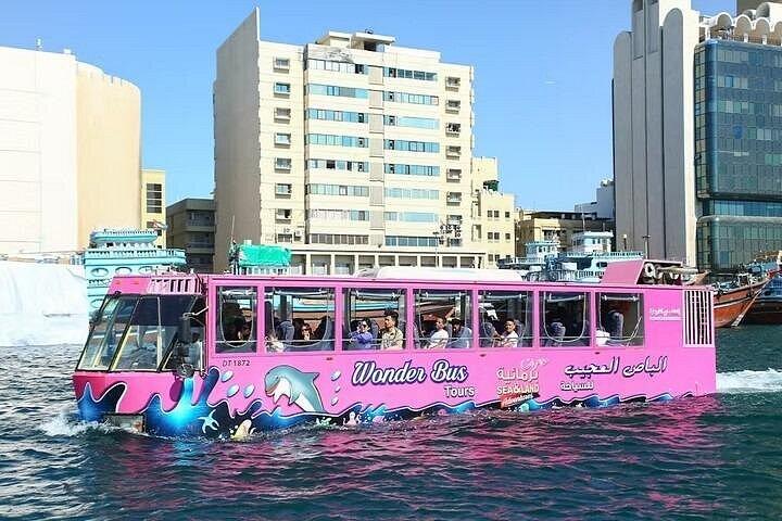 Excursions aventures terrestres et maritimes à bord du Dubai Wonder Bus