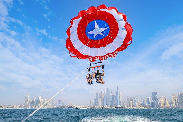 Parachute de Captain America, parachute ascensionnel à Dubaï