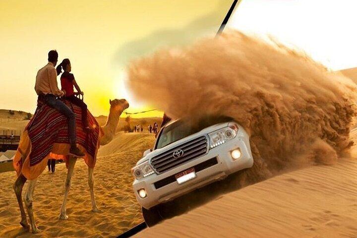 Safari dans le désert des dunes rouges de Dubaï, chameaux, observation des étoiles et barbecue 5*