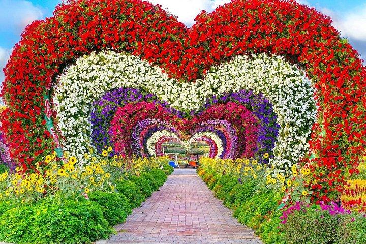 Dubaï Miracle Garden & Global Village Tour avec transfert privé