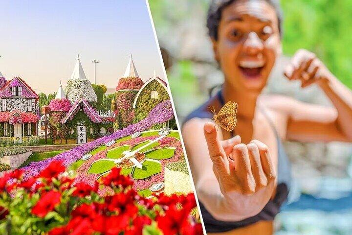 Dubaï Miracle Garden + Dubaï Butterfly Garden Billets