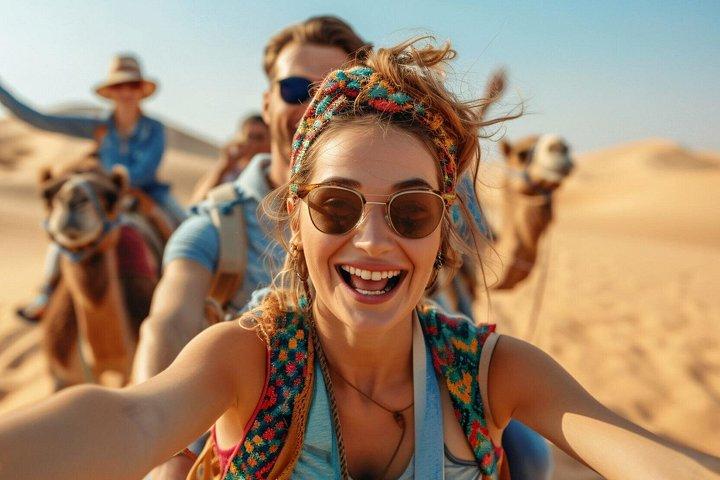 Safari dans le désert des dunes rouges de Dubaï avec dîner barbecue et aventure sur le sable