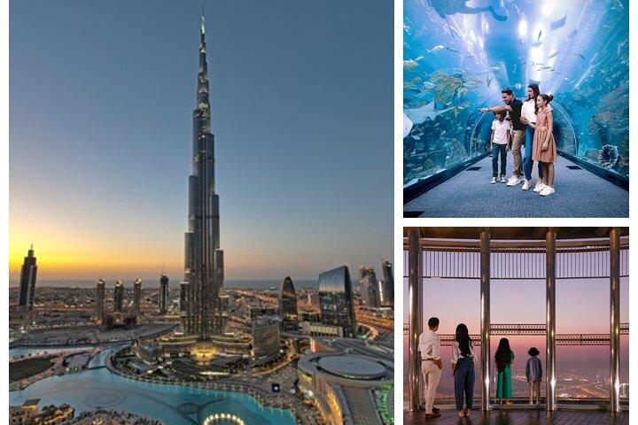 Burj Khalifa 124+125 & Dubai Aquarium