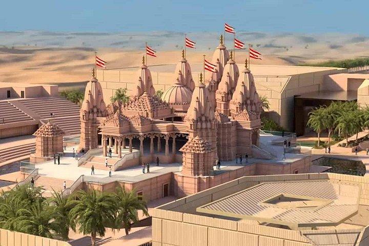 Visite privée de la ville d'Abu Dhabi avec BAPS Hindu Temple