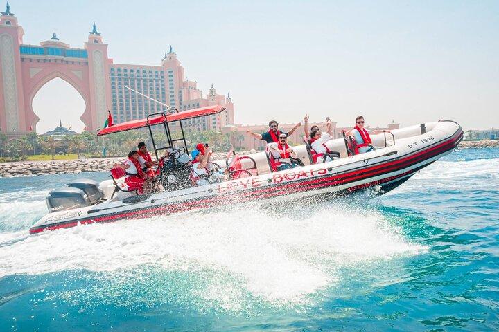 Enthousiasmé 90 Min Speed Boat Promenade de Marina Dubaï