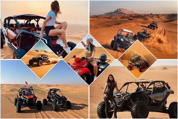 Dubaï : Safari en Buggy avec 30 min de Pick/Drop 4x4 Red Dunes Dinner