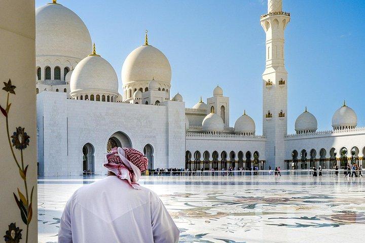Visite privée de la grande mosquée Sheikh Zayed d'Abou Dabi