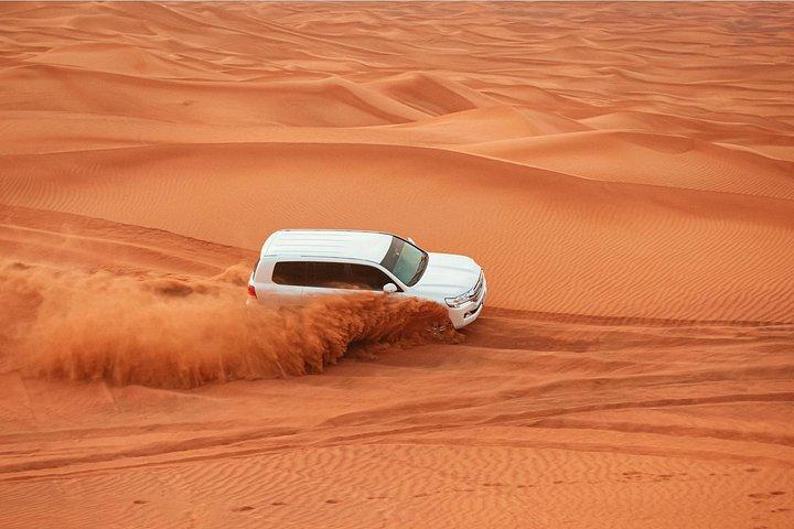 Safari dans le désert de Dubaï : Camp Platine, Transfert privé