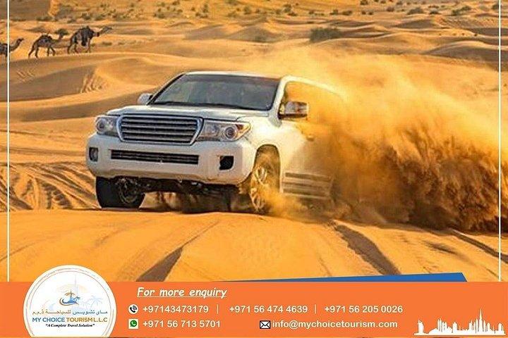 Safari Dubaï 4x4 Red Dunes avec BBQ Dinner Sandboard & Camel Ride