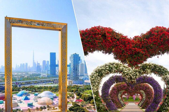 Combo : Dubaï Frame et Miracle Garden Billets uniquement