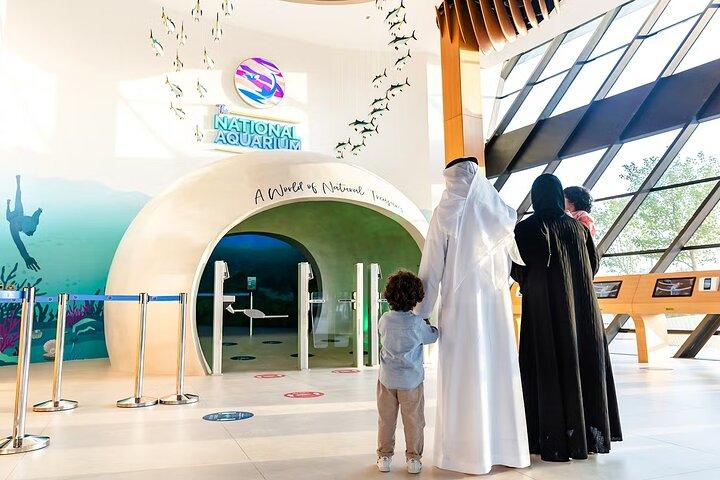 L'aquarium national à Abu Dhabi