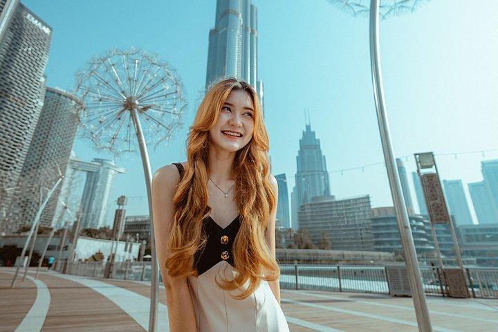 Dubaï Burj Khalifa Portrait Photoshoot Session