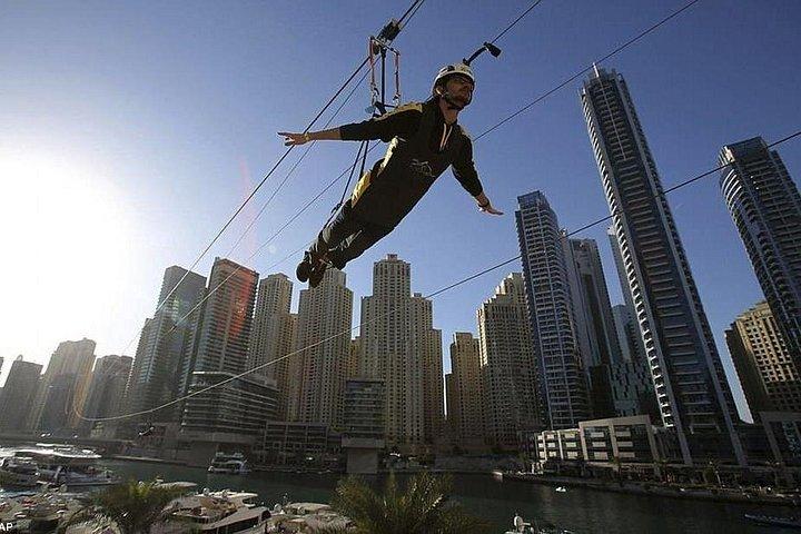 Zipline Dubai Marina XLine avec transfert privé