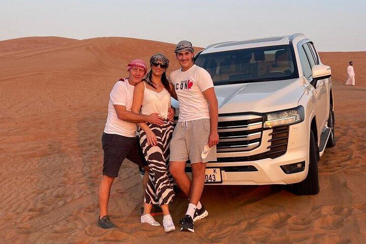 Safari privé dans le désert du matin de Dubaï avec Dune Bashing