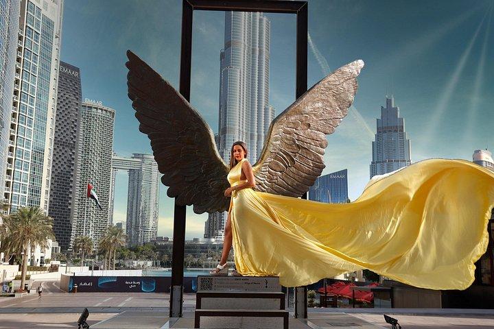 Dubaï Robe Volante Photoshoot Robe pour Impressionner