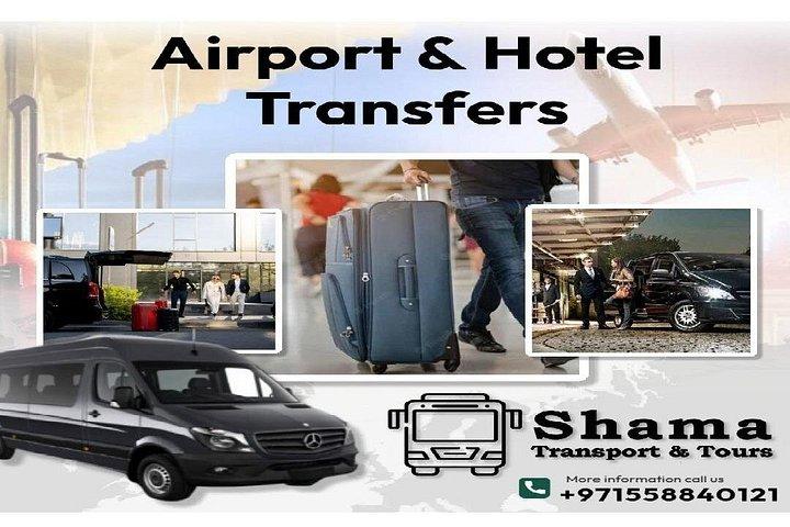 Transferts privés à l'aéroport d'arrivée ou de départ de Dubaï