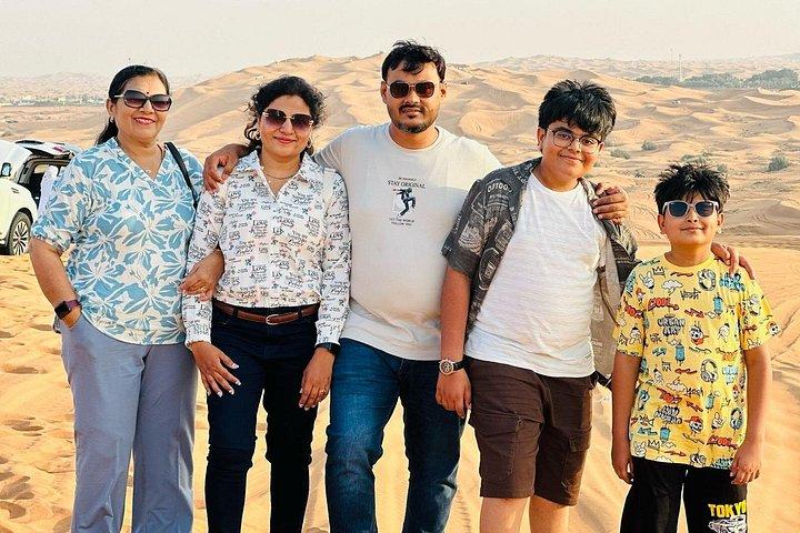 Safari privé dans le désert du matin de Dubaï avec petit déjeuner dans le désert