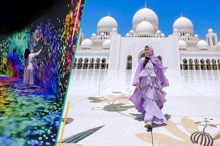 Visite de la ville d'Abu Dhabi avec teamLab Experience