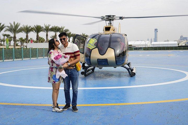 Vol en hélicoptère à Dubaï et entrée au Lost World Aquarium