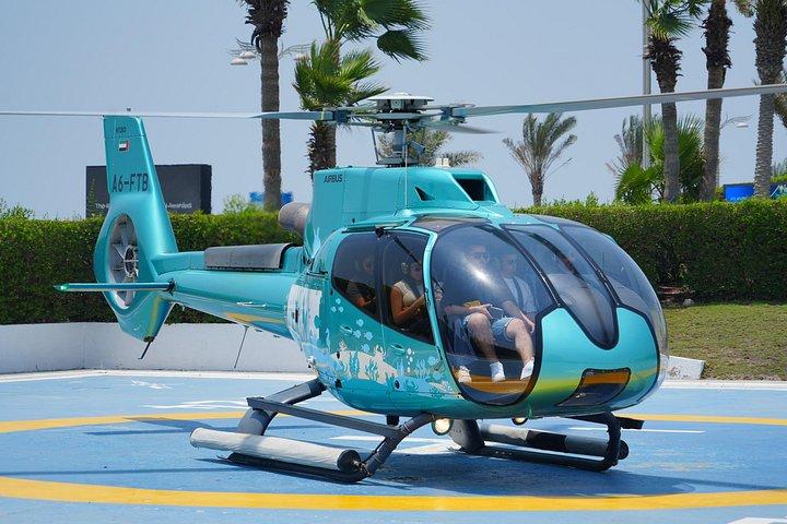 Forfait Dubaï - Excursion en hélicoptère, Safari dans le désert et dîner croisière