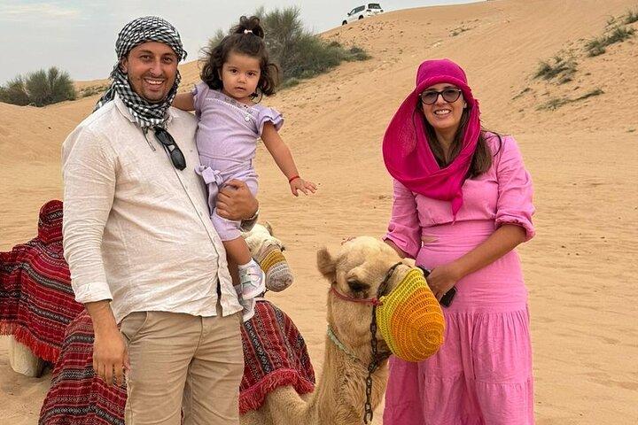 Safari privé dans le désert du matin à Abu Dhabi - Familles et enfants bienvenus