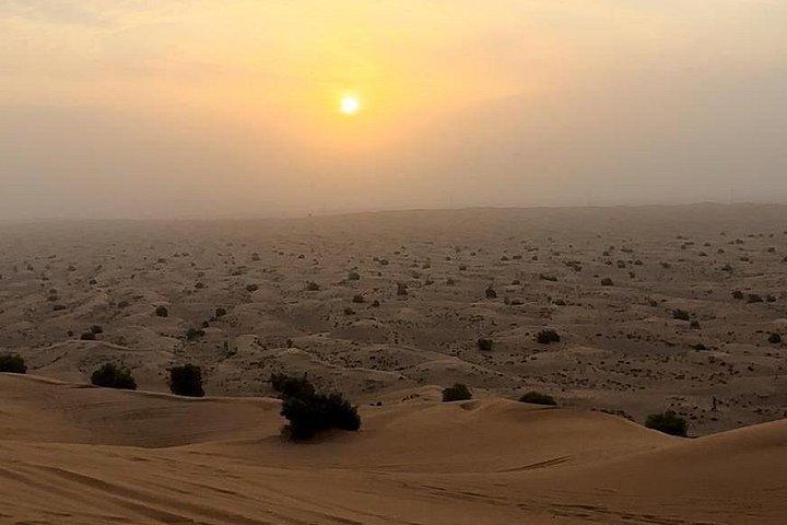 Safari Quad Bike au lever du soleil à Dubaï, Sandboarding et balade en chameau