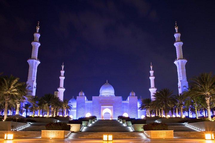 De Dubaï Abu Dhabi Sheikh Zayed Mosquée Visite guidée