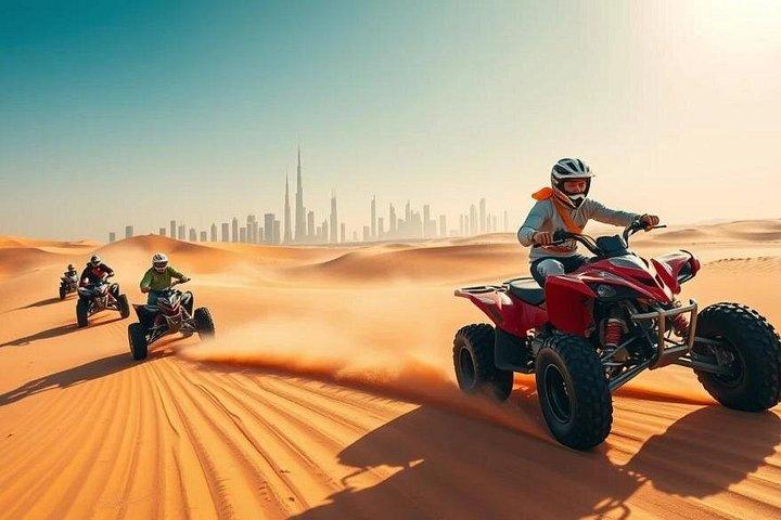 Excursion en quad à Dubaï dans le désert avec transfert à l'hôtel