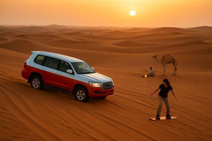 Safari dans le désert en soirée avec dîner barbecue