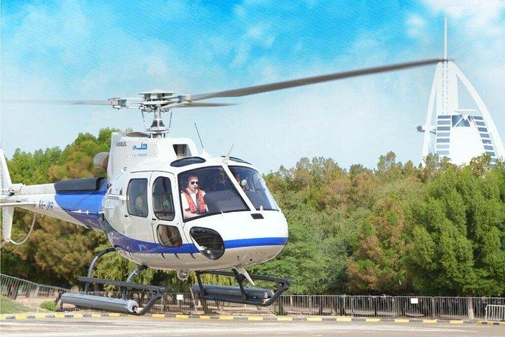 Tour en hélicoptère à Dubaï Burj Khalifa et vol Palm Jumeirah