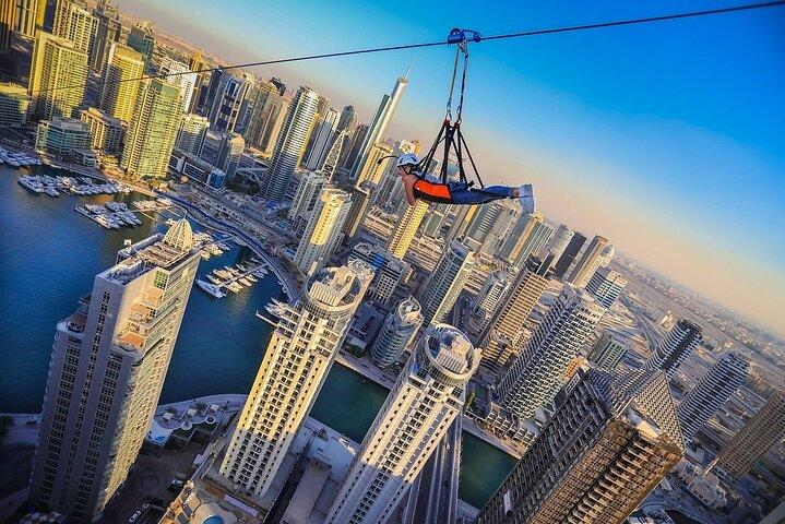 Dubaï Marina Zipline Thrill par XLine Inclut des photos