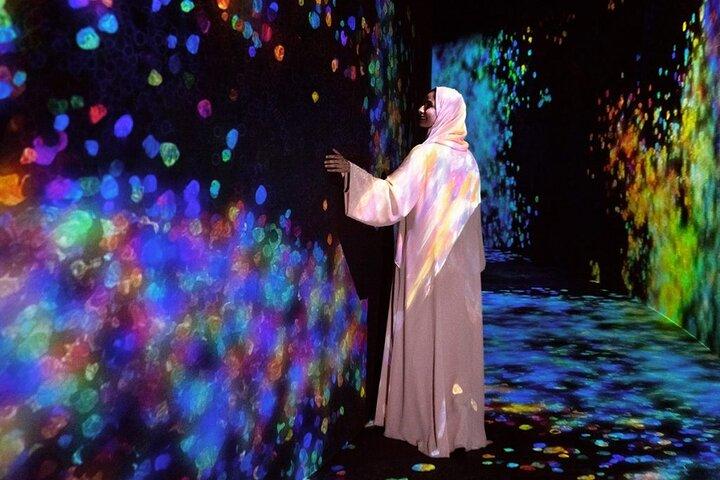 TeamLab Phénomènes Abu Dhabi Expérience avec les transferts facultatifs